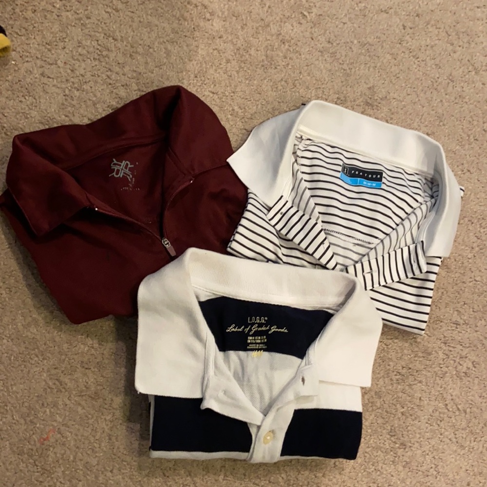 Set of 3 men’s S polos